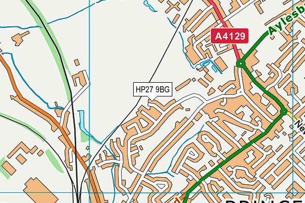 HP27 9BG map - OS VectorMap District (Ordnance Survey) HP27 9BG map - OS VectorMap District (Ordnance Survey)