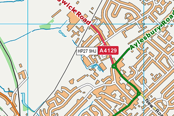 HP27 9HJ map - OS VectorMap District (Ordnance Survey) HP27 9HJ map - OS VectorMap District (Ordnance Survey)