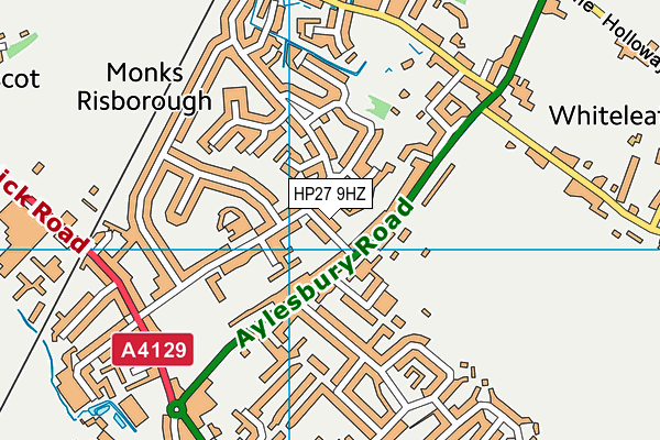 HP27 9HZ map - OS VectorMap District (Ordnance Survey) HP27 9HZ map - OS VectorMap District (Ordnance Survey)