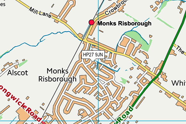 HP27 9JN map - OS VectorMap District (Ordnance Survey) HP27 9JN map - OS VectorMap District (Ordnance Survey)