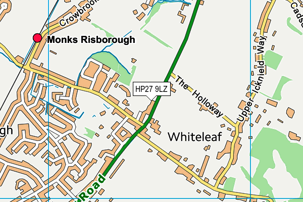 HP27 9LZ map - OS VectorMap District (Ordnance Survey) HP27 9LZ map - OS VectorMap District (Ordnance Survey)