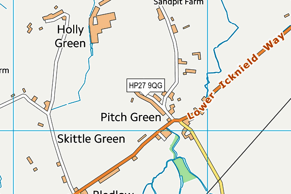 HP27 9QG map - OS VectorMap District (Ordnance Survey) HP27 9QG map - OS VectorMap District (Ordnance Survey)