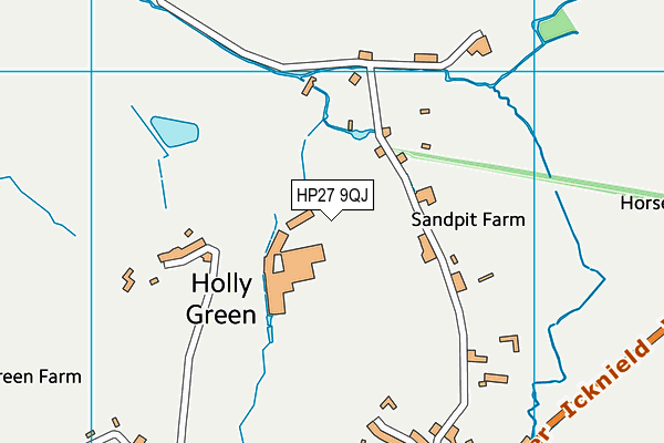 HP27 9QJ map - OS VectorMap District (Ordnance Survey) HP27 9QJ map - OS VectorMap District (Ordnance Survey)