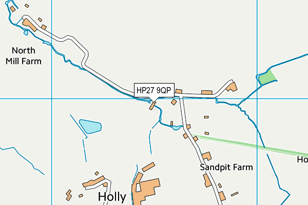 HP27 9QP map - OS VectorMap District (Ordnance Survey) HP27 9QP map - OS VectorMap District (Ordnance Survey)