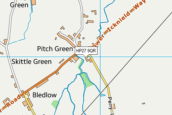 HP27 9QR map - OS VectorMap District (Ordnance Survey) HP27 9QR map - OS VectorMap District (Ordnance Survey)