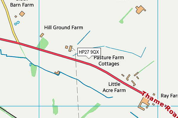 HP27 9QX map - OS VectorMap District (Ordnance Survey) HP27 9QX map - OS VectorMap District (Ordnance Survey)