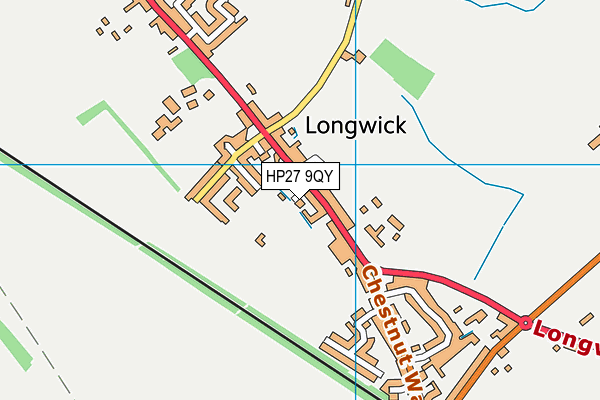 HP27 9QY map - OS VectorMap District (Ordnance Survey) HP27 9QY map - OS VectorMap District (Ordnance Survey)