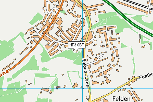 HP3 0BF map - OS VectorMap District (Ordnance Survey) HP3 0BF map - OS VectorMap District (Ordnance Survey)