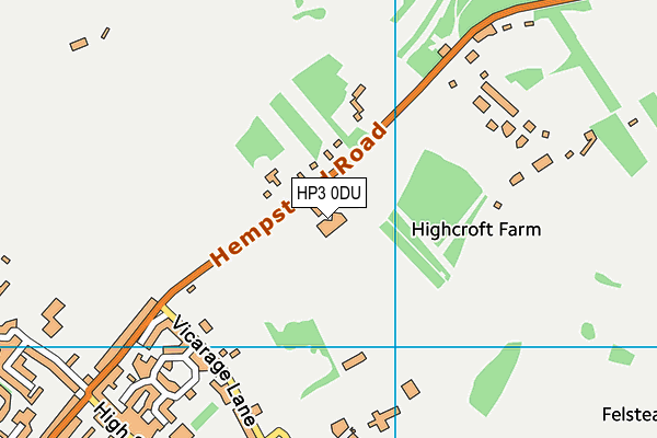 HP3 0DU map - OS VectorMap District (Ordnance Survey) HP3 0DU map - OS VectorMap District (Ordnance Survey)