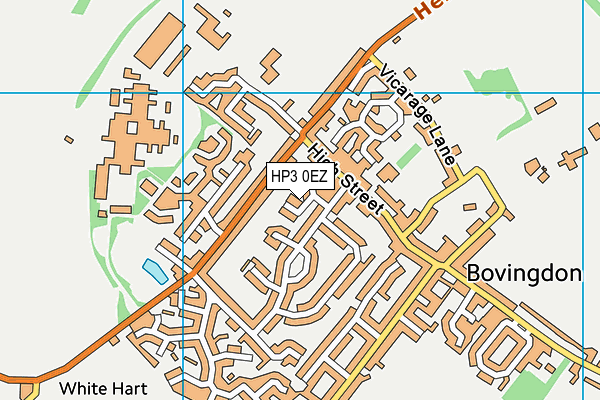 HP3 0EZ map - OS VectorMap District (Ordnance Survey) HP3 0EZ map - OS VectorMap District (Ordnance Survey)