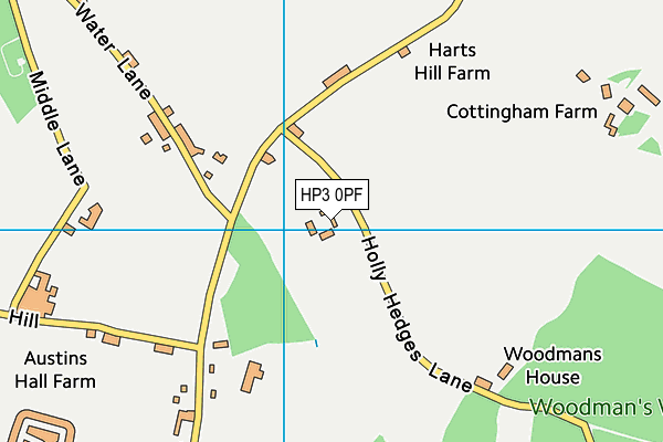 HP3 0PF map - OS VectorMap District (Ordnance Survey) HP3 0PF map - OS VectorMap District (Ordnance Survey)