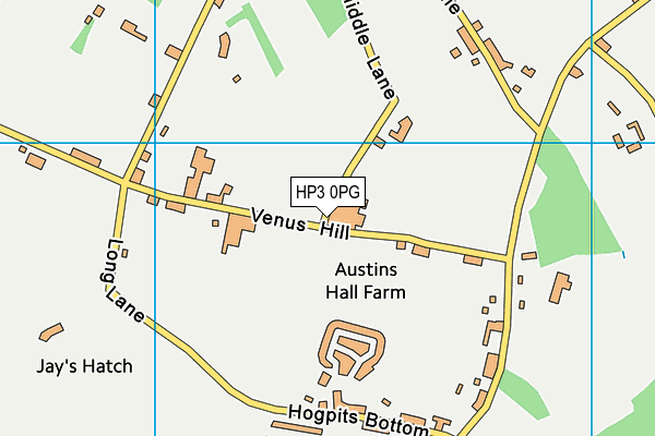 HP3 0PG map - OS VectorMap District (Ordnance Survey) HP3 0PG map - OS VectorMap District (Ordnance Survey)