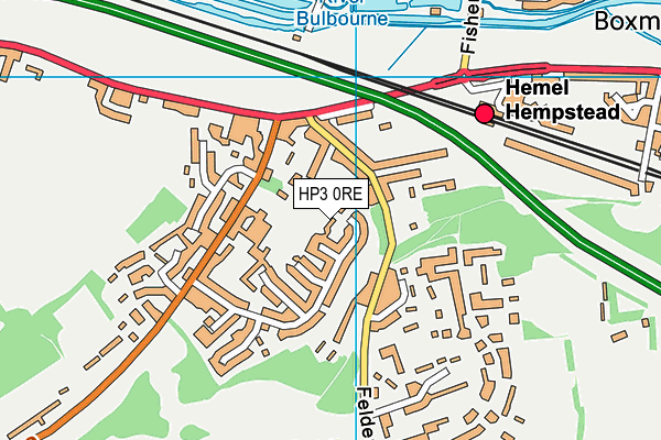 HP3 0RE map - OS VectorMap District (Ordnance Survey) HP3 0RE map - OS VectorMap District (Ordnance Survey)