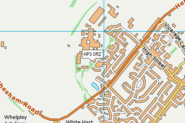 HP3 0RZ map - OS VectorMap District (Ordnance Survey) HP3 0RZ map - OS VectorMap District (Ordnance Survey)