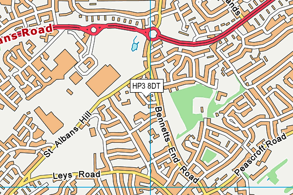 HP3 8DT map - OS VectorMap District (Ordnance Survey) HP3 8DT map - OS VectorMap District (Ordnance Survey)
