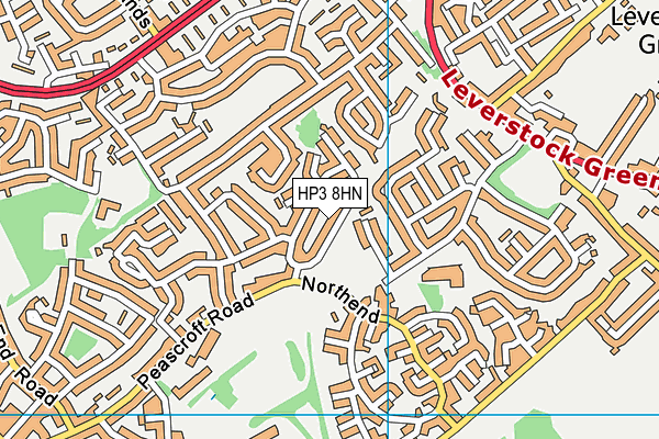 HP3 8HN map - OS VectorMap District (Ordnance Survey) HP3 8HN map - OS VectorMap District (Ordnance Survey)