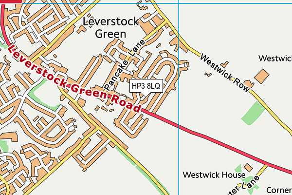 HP3 8LQ map - OS VectorMap District (Ordnance Survey) HP3 8LQ map - OS VectorMap District (Ordnance Survey)
