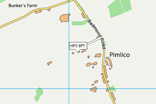 HP3 8PY map - OS VectorMap District (Ordnance Survey) HP3 8PY map - OS VectorMap District (Ordnance Survey)