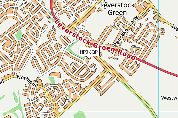 HP3 8QP map - OS VectorMap District (Ordnance Survey) HP3 8QP map - OS VectorMap District (Ordnance Survey)