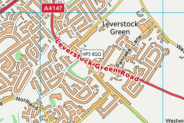 HP3 8QQ map - OS VectorMap District (Ordnance Survey) HP3 8QQ map - OS VectorMap District (Ordnance Survey)