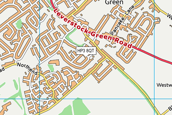 HP3 8QT map - OS VectorMap District (Ordnance Survey) HP3 8QT map - OS VectorMap District (Ordnance Survey)