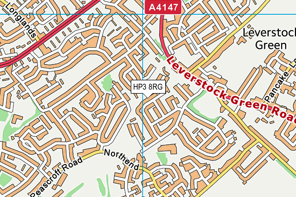 HP3 8RG map - OS VectorMap District (Ordnance Survey) HP3 8RG map - OS VectorMap District (Ordnance Survey)