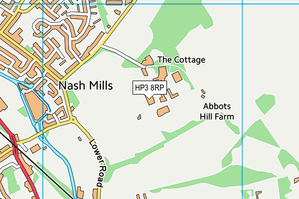 HP3 8RP map - OS VectorMap District (Ordnance Survey) HP3 8RP map - OS VectorMap District (Ordnance Survey)