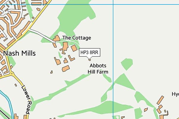 HP3 8RR map - OS VectorMap District (Ordnance Survey) HP3 8RR map - OS VectorMap District (Ordnance Survey)