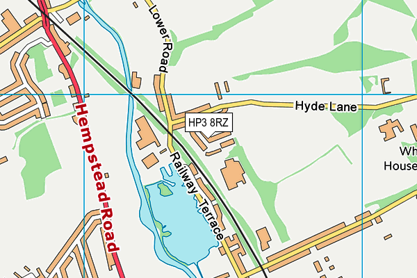 HP3 8RZ map - OS VectorMap District (Ordnance Survey) HP3 8RZ map - OS VectorMap District (Ordnance Survey)