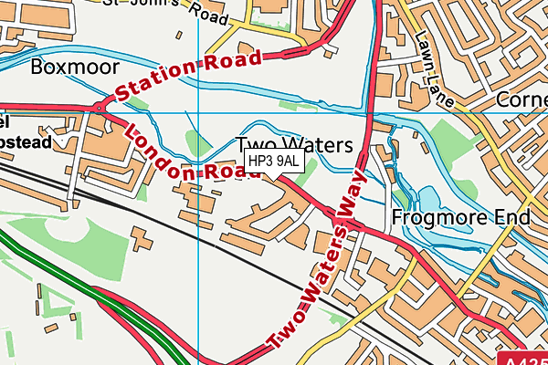 HP3 9AL map - OS VectorMap District (Ordnance Survey) HP3 9AL map - OS VectorMap District (Ordnance Survey)