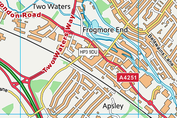 HP3 9DU map - OS VectorMap District (Ordnance Survey) HP3 9DU map - OS VectorMap District (Ordnance Survey)
