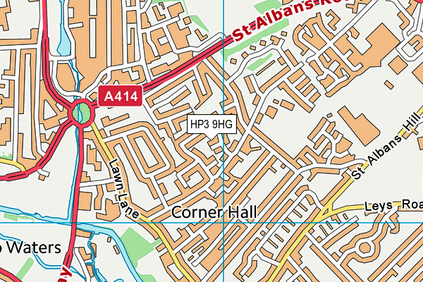 HP3 9HG map - OS VectorMap District (Ordnance Survey)