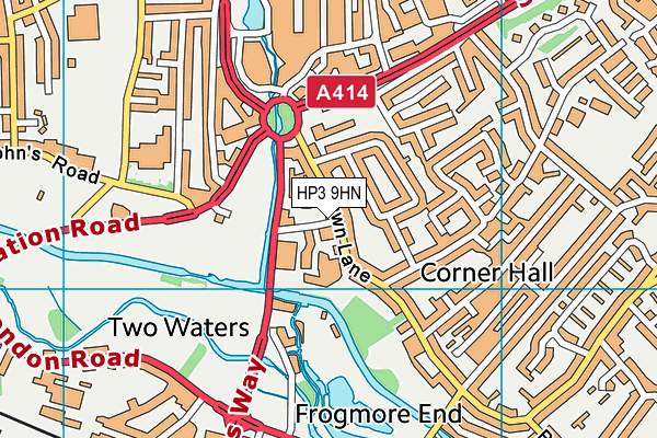 HP3 9HN map - OS VectorMap District (Ordnance Survey)