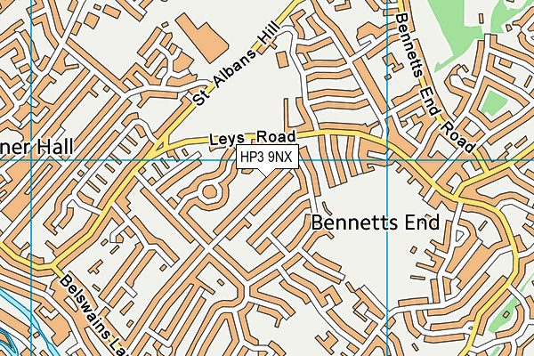 HP3 9NX map - OS VectorMap District (Ordnance Survey) HP3 9NX map - OS VectorMap District (Ordnance Survey)