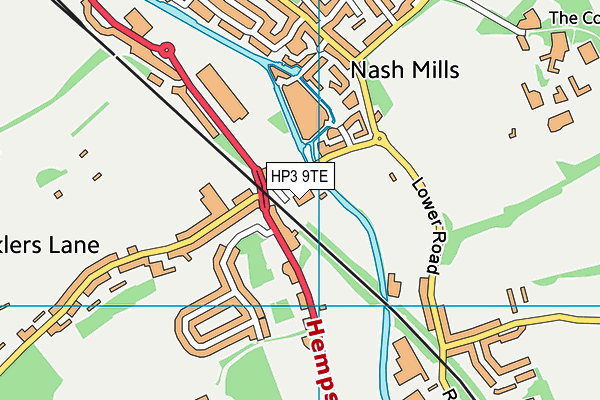 HP3 9TE map - OS VectorMap District (Ordnance Survey) HP3 9TE map - OS VectorMap District (Ordnance Survey)