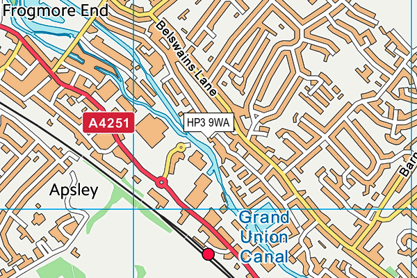HP3 9WA map - OS VectorMap District (Ordnance Survey) HP3 9WA map - OS VectorMap District (Ordnance Survey)