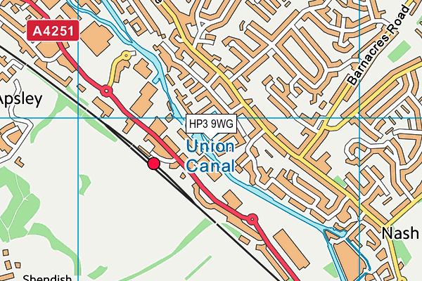 HP3 9WG map - OS VectorMap District (Ordnance Survey) HP3 9WG map - OS VectorMap District (Ordnance Survey)