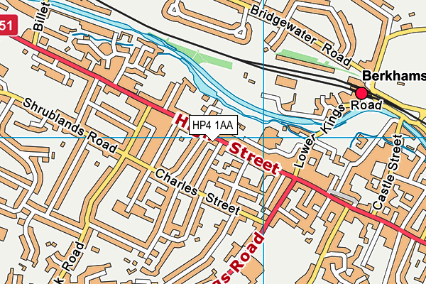 HP4 1AA map - OS VectorMap District (Ordnance Survey) HP4 1AA map - OS VectorMap District (Ordnance Survey)