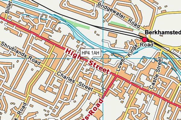 HP4 1AH map - OS VectorMap District (Ordnance Survey)