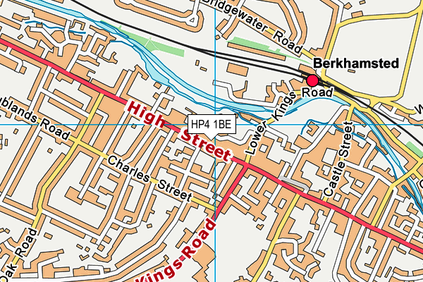 HP4 1BE map - OS VectorMap District (Ordnance Survey) HP4 1BE map - OS VectorMap District (Ordnance Survey)