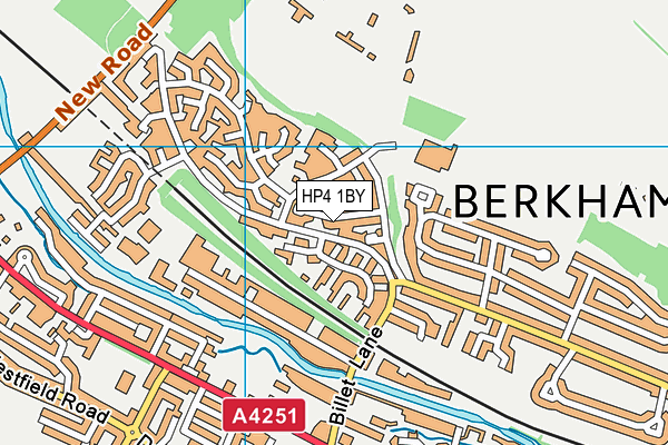 HP4 1BY map - OS VectorMap District (Ordnance Survey) HP4 1BY map - OS VectorMap District (Ordnance Survey)