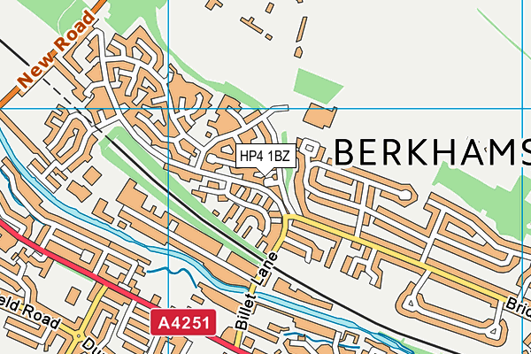 HP4 1BZ map - OS VectorMap District (Ordnance Survey) HP4 1BZ map - OS VectorMap District (Ordnance Survey)
