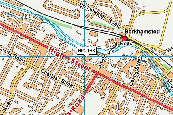 HP4 1HS map - OS VectorMap District (Ordnance Survey)