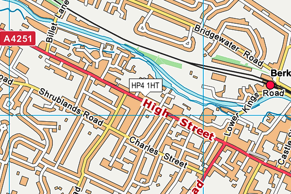 HP4 1HT map - OS VectorMap District (Ordnance Survey)