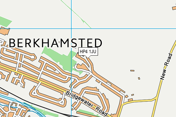 HP4 1JU map - OS VectorMap District (Ordnance Survey)