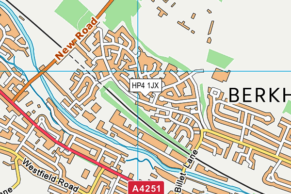 HP4 1JX map - OS VectorMap District (Ordnance Survey) HP4 1JX map - OS VectorMap District (Ordnance Survey)
