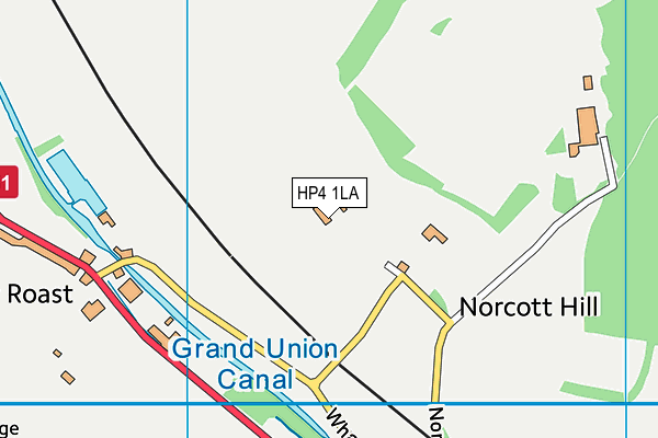 HP4 1LA map - OS VectorMap District (Ordnance Survey) HP4 1LA map - OS VectorMap District (Ordnance Survey)