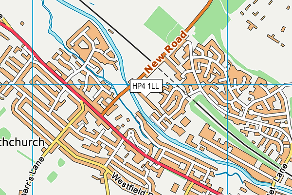 HP4 1LL map - OS VectorMap District (Ordnance Survey) HP4 1LL map - OS VectorMap District (Ordnance Survey)