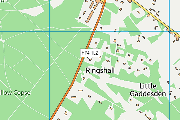 HP4 1LZ map - OS VectorMap District (Ordnance Survey)