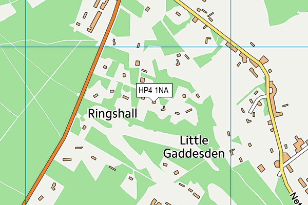 HP4 1NA map - OS VectorMap District (Ordnance Survey)